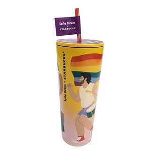 Starbucks PRIDE MONTH EXCLUSIVE Sofie Birkin Summer 2024 Cold Cup Tumbler! New!